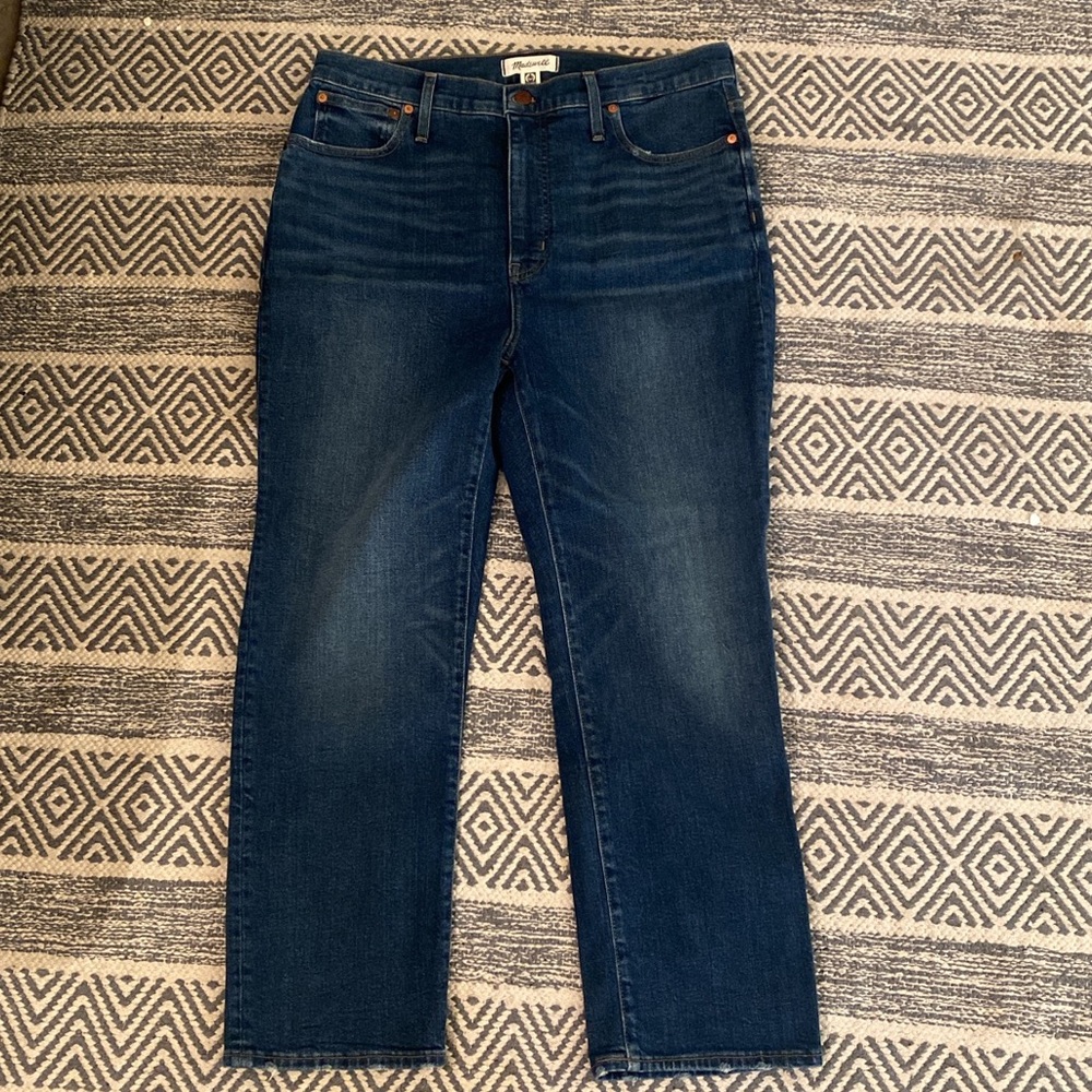 Never worn Madewell jeans demi boot